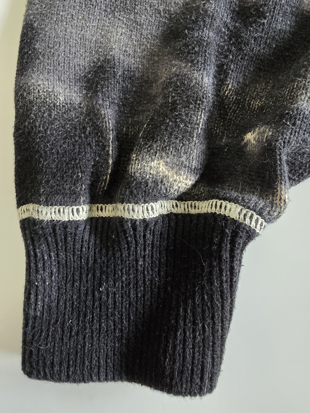 NATURAL LIFE Black & Cream Oversized Sweater - Picture 6 of 9